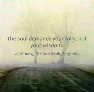 I had to follow the ineradicable foolishness which furnishes the steps to true wisdom. 1 8262f 12bfollow