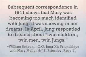 C.G. Jung His Friendships with Mary Mellon & J.B. Priestley - Quotations 28 3z mellon twins