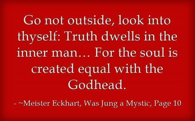 Matter can never find rest except in form...~Meister Eckhart 4 5 eckhart