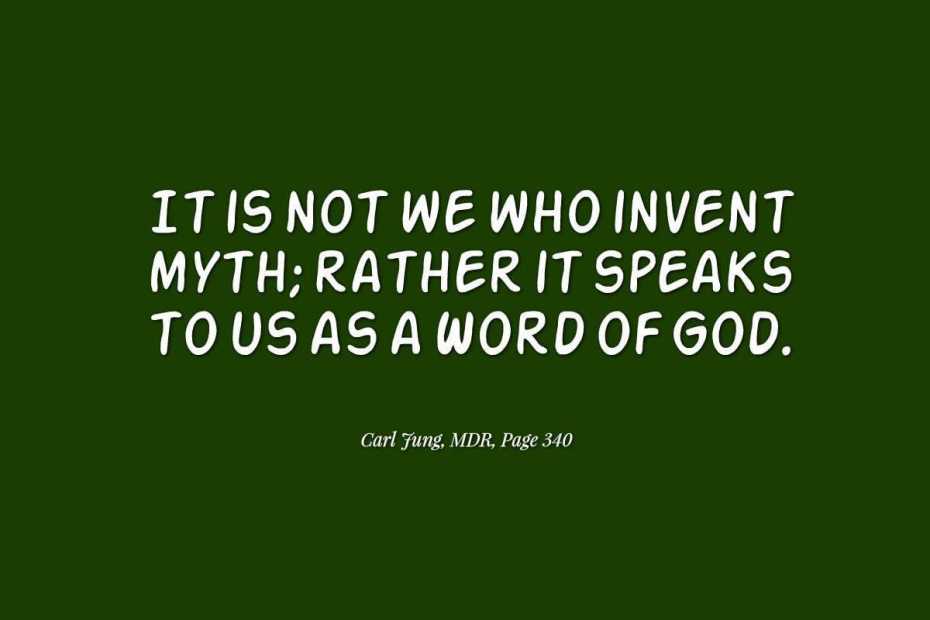 Great art till now has always derived its fruitfulness from the myth 3 3 myth