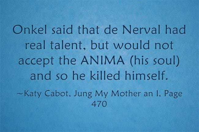 Carl Jung and Gerard de Nerval 3 027 Nerval
