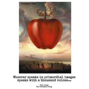 1. Whoever speaks in primordial images speaks with a thousand voices; 1 speak