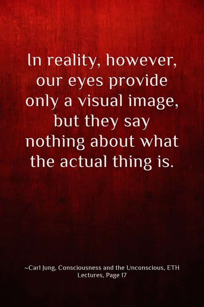 Carl Jung: We have no idea of absolute reality 3 037 Reality