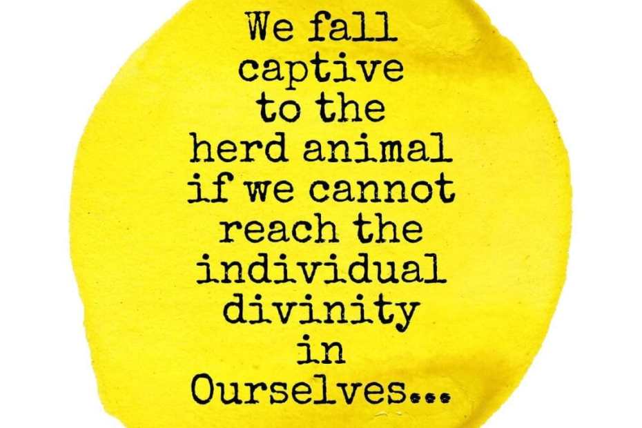 There is no difference between the animal and the human psyche. 9 animal wild