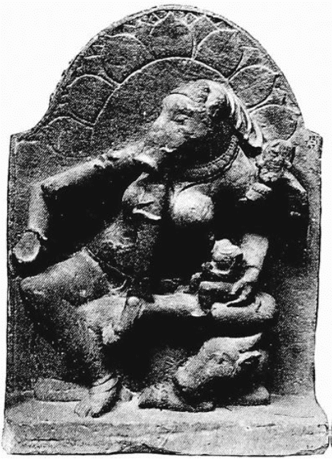 Boar headed mother goddess shakti of boar headed Vishnu Relief northern India 7th century