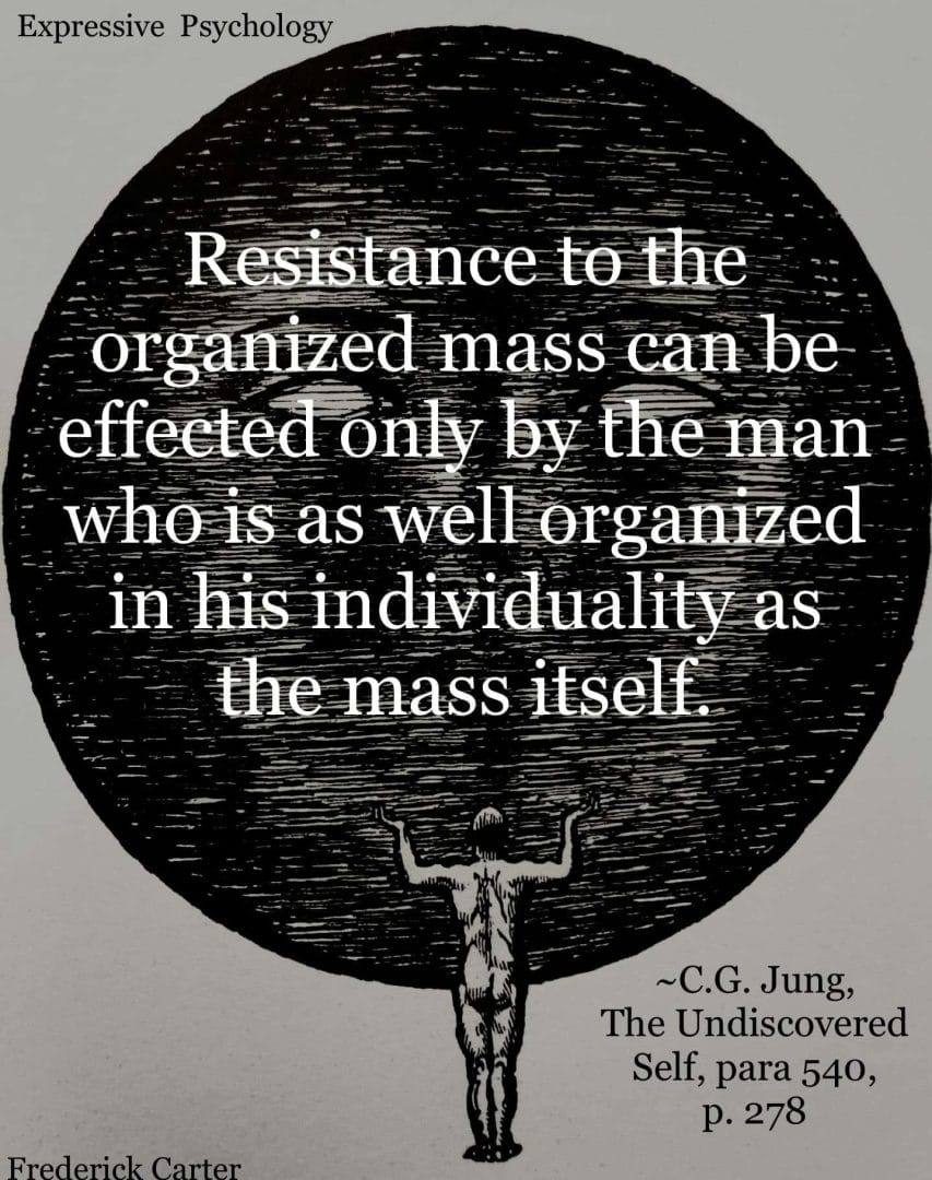 Carl Jung: Organs are divided close together, there is the possibility of a conflict. 2 The Mass