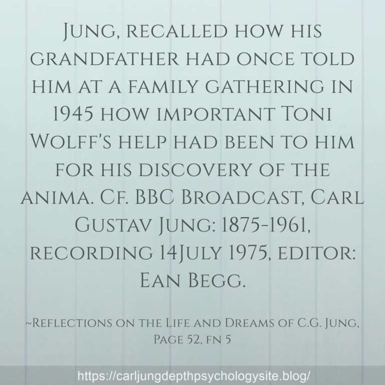 010 jung recalled how his grandfather had once told him at a
