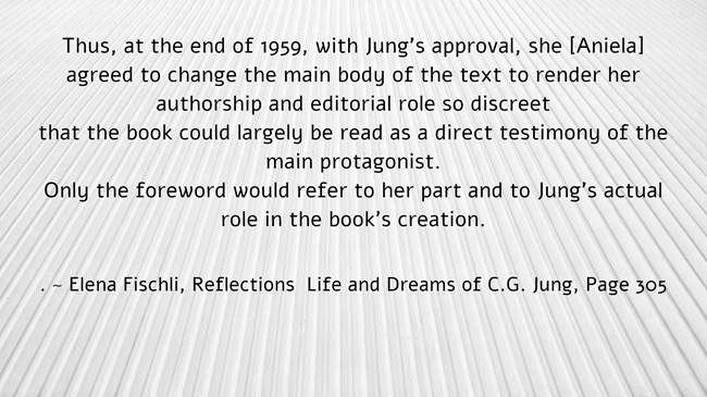 Carl Jung: Memories Dreams and Reflections - Quotations 3 Aniela Jaffe Memories Dreams Reflections