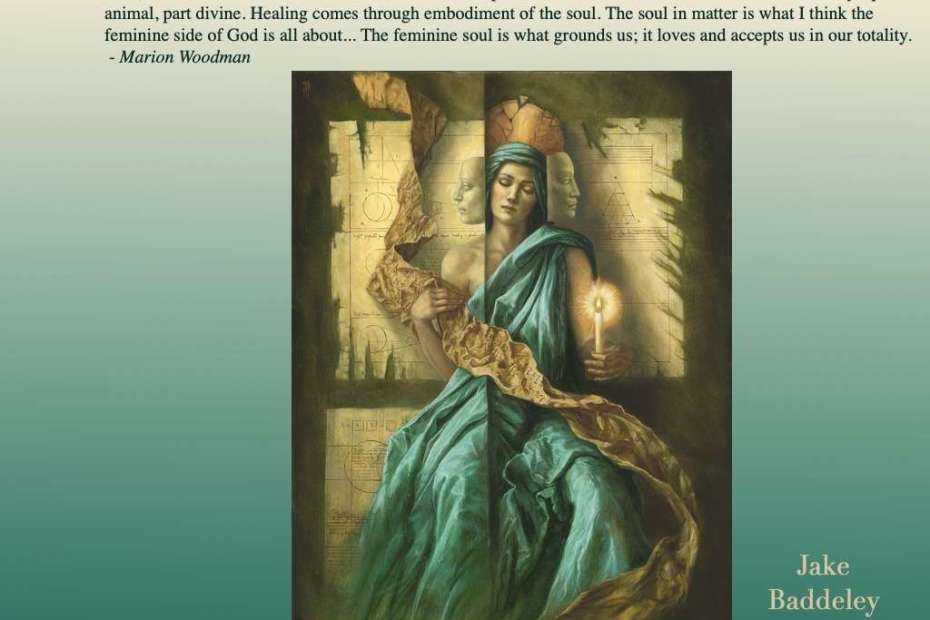 Marion Woodman: The door thuds, leaving them bitter or resigned. 5 soul woodman body feminine