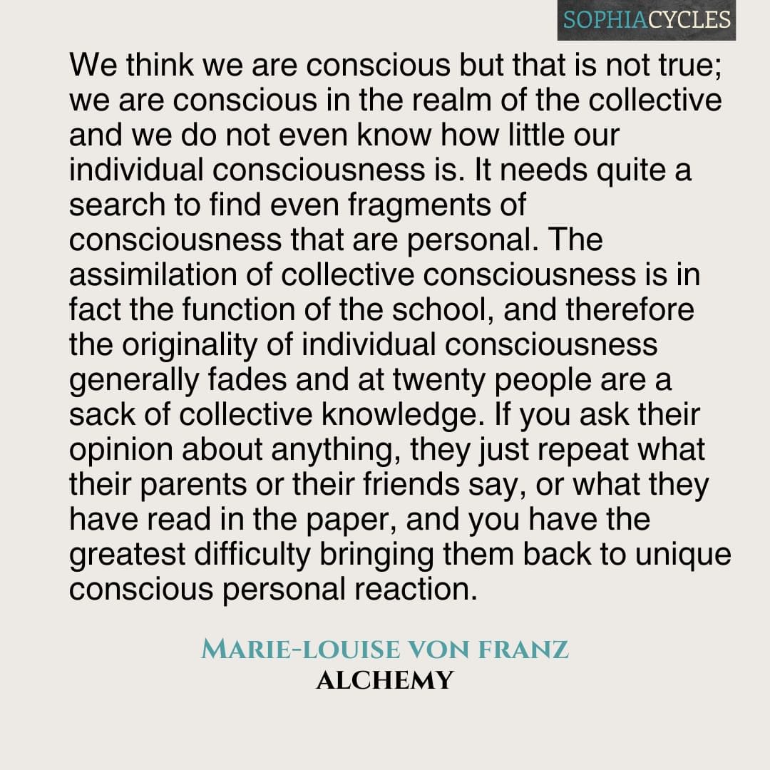 alchemy collective marie-louise von franz