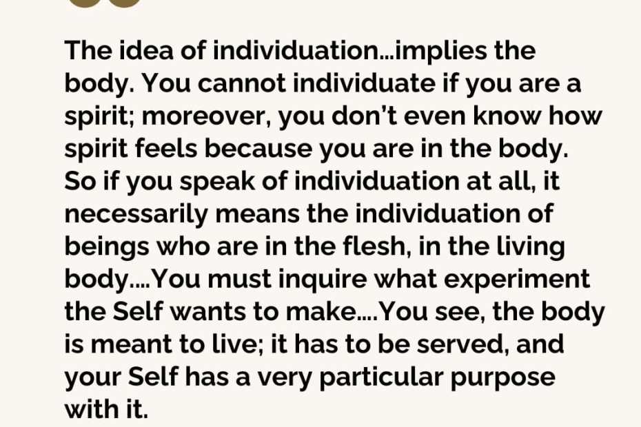 Edward F. Edinger: The Bible and the Psyche - Individuation Symbolism in the Old Testament 4 body