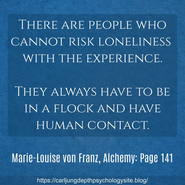 Carl Jung: Psychology and Alchemy Quotations 2 loneliness