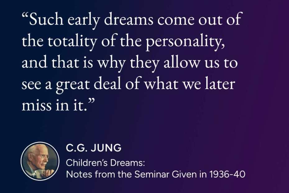 Carl Jung on Dreams 1 Memory dream life children