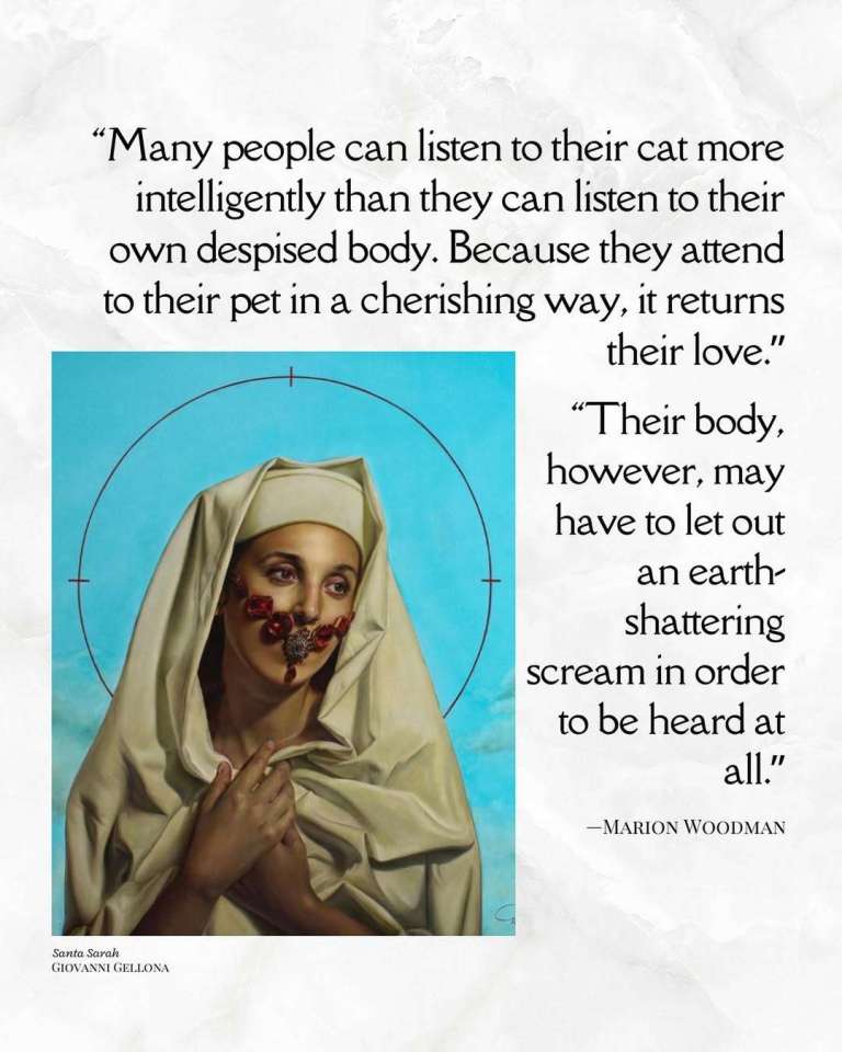 Marion Woodman: "And a Crone Shall Lead Them 3 body