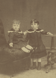 The Rauschenbach sisters Marguerite left and Emma right c. 1885. Photographers